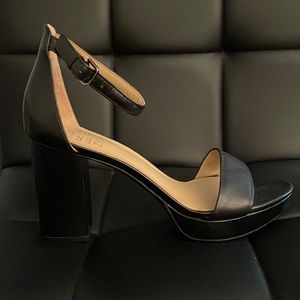 Black Aliz Chunky Heel